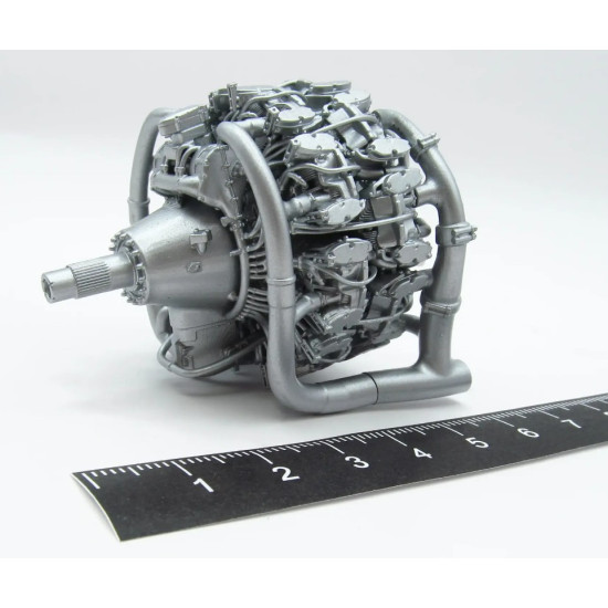 Metallic Details Mdr3257 1/32 Wright R-3350 Radial Engine 3d Printed Detail Set Metallic Details Mdr3257 1/32 Wright R-3350 Radial Engine 3d Printed Detail Set
