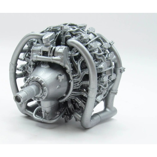 Metallic Details Mdr3257 1/32 Wright R-3350 Radial Engine 3d Printed Detail Set Metallic Details Mdr3257 1/32 Wright R-3350 Radial Engine 3d Printed Detail Set