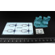 Metallic Details Mdr3259 1/32 Pilot Seats For Uh-60 Sh-60 Mh-60 Early 3d Printed Detail Set Metallic Details Mdr3259 1/32 Pilot Seats For Uh-60 Sh-60 Mh-60 Early 3d Printed Detail Set