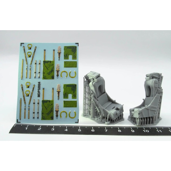 Metallic Details Mdr3263 1/32 Martin-baker Mk 5 Ejection Seats 3d Printed Detail Set For 2 Seats Metallic Details Mdr3263 1/32 Martin-baker Mk 5 Ejection Seats 3d Printed Detail Set For 2 Seats