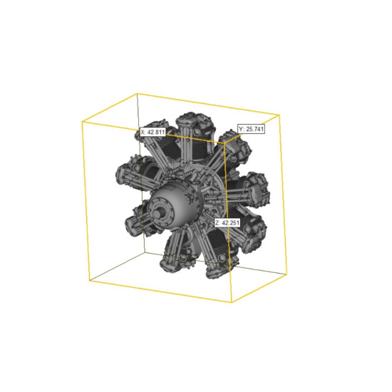 Metallic Details Mdr3264 1/32 Bristol Jupiter Viii Radial Engine 3d Printed Detail Set Metallic Details Mdr3264 1/32 Bristol Jupiter Viii Radial Engine 3d Printed Detail Set