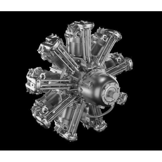 Metallic Details Mdr3264 1/32 Bristol Jupiter Viii Radial Engine 3d Printed Detail Set Metallic Details Mdr3264 1/32 Bristol Jupiter Viii Radial Engine 3d Printed Detail Set