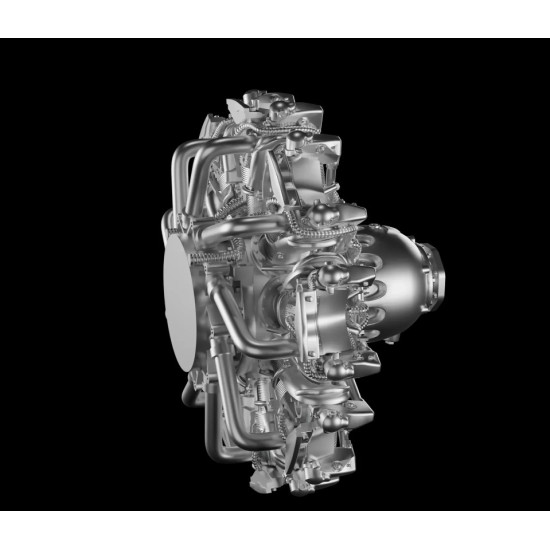 Metallic Details Mdr3265 1/32 Bramo 323 Fafnir Radial Engine 3d Printed Detail Set Metallic Details Mdr3265 1/32 Bramo 323 Fafnir Radial Engine 3d Printed Detail Set
