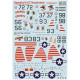 Print Scale 72-540 1/72 P-47 Thunderbolt 527th Fs 86th Fighter Group Print Scale 72-540 1/72 P-47 Thunderbolt 527th Fs 86th Fighter Group