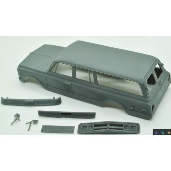 Diolex Dp24087 1/25 3d Print Resin Not Cast Kit Gmc Suburban 1972 Diolex Dp24087 1/25 3d Print Resin Not Cast Kit Gmc Suburban 1972