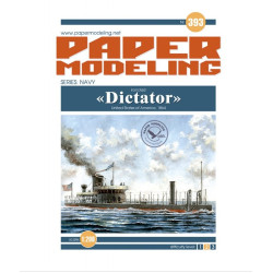 Orel393 1/200 Uss Dictator Country Usa 1864 Series Navy Paper Model Kit
