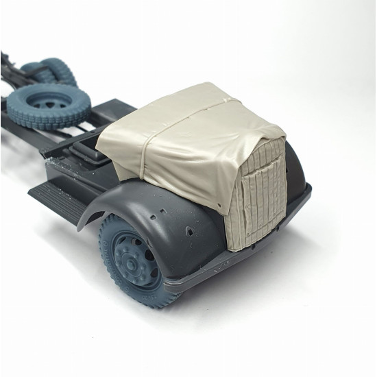 Pimp My Miniatures Afvs35-005 1/35 Opel Blitz Engine Deck With Winter Canvas Cover Tamiya Kit Pimp My Miniatures Afvs35-005 1/35 Opel Blitz Engine Deck With Winter Canvas Cover Tamiya Kit