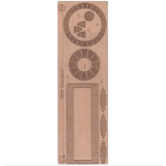 Orel393/3 1/200 Wooden Decks For Paper Model Uss Dictator Orel393/3 1/200 Wooden Decks For Paper Model Uss Dictator