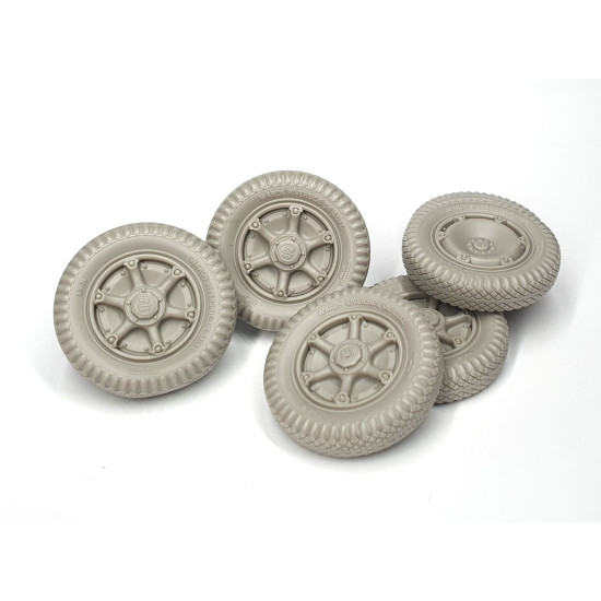 Pimp My Miniatures Afvs35-024 1/35 Autoblinda Road Wheels Weighted Ab 41-43 Type 3