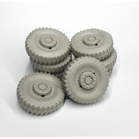 Pimp My Miniatures Afvs35-027 1/35 M26 Dragon Wagon Road Wheels Weighted With Trailer Wheels