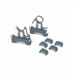 Pimp My Miniatures Afvs35-040 1/35 Travel Lock For Panther Barrel Standing Position 2 Pcs