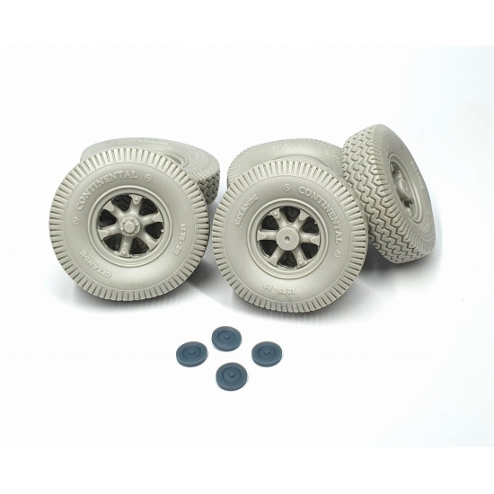 Pimp My Miniatures Afvs35-050 1/35 9t Vomag Road Wheels Set With Spare Weighted Type 1