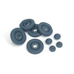Pimp My Miniatures Afvs35-105 1/35 Vw Kubelwagen Road Wheels Weighted Typ 1