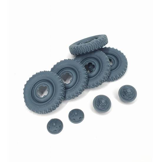 Pimp My Miniatures Afvs35-110 1/35 Vw Schwimmwagen Road Wheels Weighted Typ 2