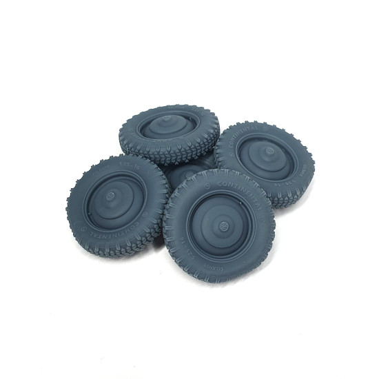 Pimp My Miniatures Afvs35-120 1/35 Vw Typ 82e Kafer Road Wheels With Caps Weighted Type 2
