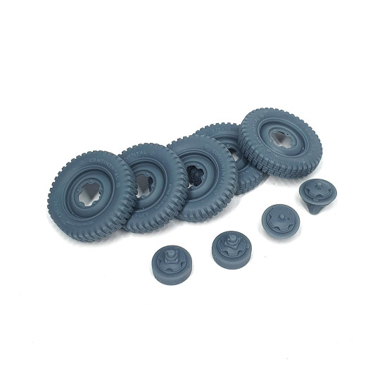 Pimp My Miniatures Afvs35-123 1/35 Vw Typ 82e Kafer Road Wheels Weighted Type 1