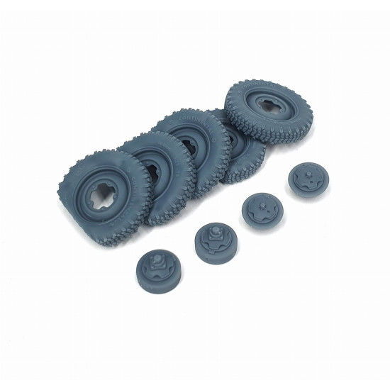 Pimp My Miniatures Afvs35-128 1/35 Vw Typ 82e Kafer Road Wheels Flat Tires Type 2