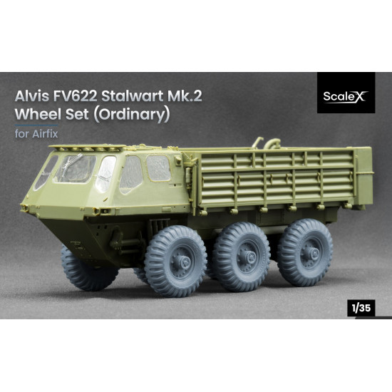 Scalex Wm-35026 1/35 Alvis Fv622 Stalwart Mk 2 Ordinary Wheel Set For Airfix Scalex Wm-35026 1/35 Alvis Fv622 Stalwart Mk 2 Ordinary Wheel Set For Airfix