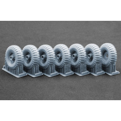 Scalex Wm-35026s 1/35 Alvis Fv622 Stalwart Mk 2 Sagged Wheel Set For Airfix Scalex Wm-35026s 1/35 Alvis Fv622 Stalwart Mk 2 Sagged Wheel Set For Airfix