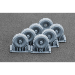 Scalex Wm-72004s 1/72 Alvis Fv622 Stalwart Mk 2 Sagged Wheel Set For Ace Scalex Wm-72004s 1/72 Alvis Fv622 Stalwart Mk 2 Sagged Wheel Set For Ace