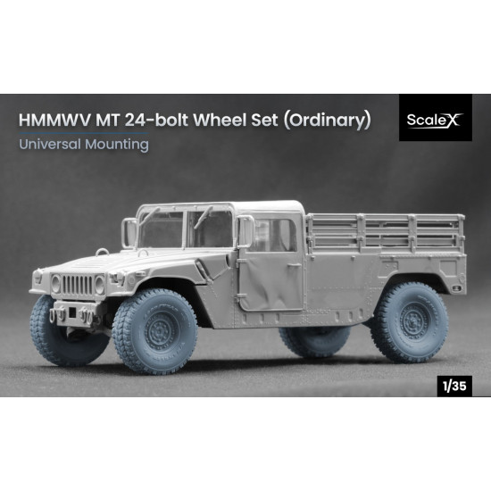 Scalex Wm-35003 1/35 Hmmwv Mt 24-bolt Ordinary Wheel Set For Icm Academy Scalex Wm-35003 1/35 Hmmwv Mt 24-bolt Ordinary Wheel Set For Icm Academy