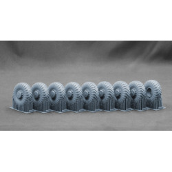 Scalex Wm-35027 1/35 Maz 537 I-170 Ordinary Wheel Set For Trumpeter Scalex Wm-35027 1/35 Maz 537 I-170 Ordinary Wheel Set For Trumpeter