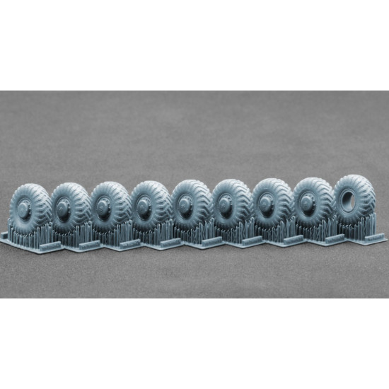 Scalex Wm-72005s 1/72 Maz 537 I-170 Sagged Wheel Set For Trumpeter Takom Scalex Wm-72005s 1/72 Maz 537 I-170 Sagged Wheel Set For Trumpeter Takom