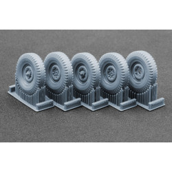 Scalex Wm-35033s 1/35 Fj43 Pickup Sagged Wheel Set For Ak-interactive Scalex Wm-35033s 1/35 Fj43 Pickup Sagged Wheel Set For Ak-interactive