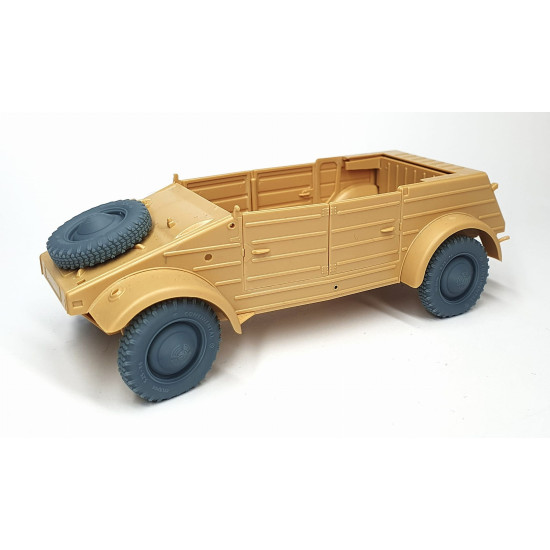 Pimp My Miniatures Afvs35-174 1/35 Vw Kubelwagen Road Wheels With Early Caps Weighted Type 2