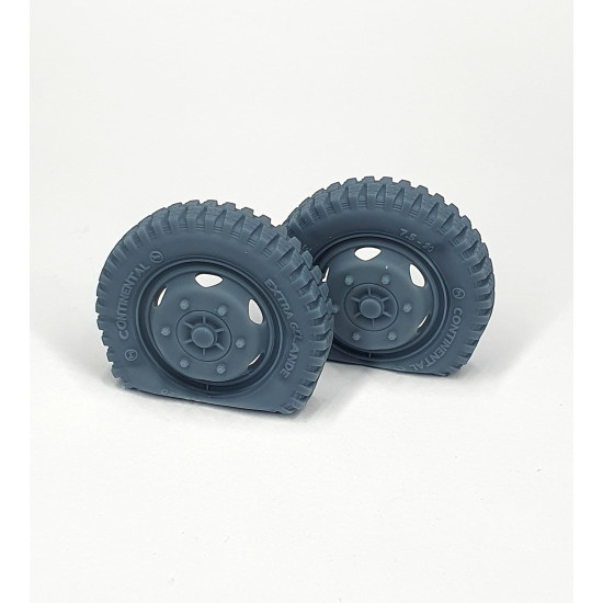 Pimp My Miniatures Afvs35-177 1/35 Opel Blitz Early Front Road Wheels Flat Tires Type 1