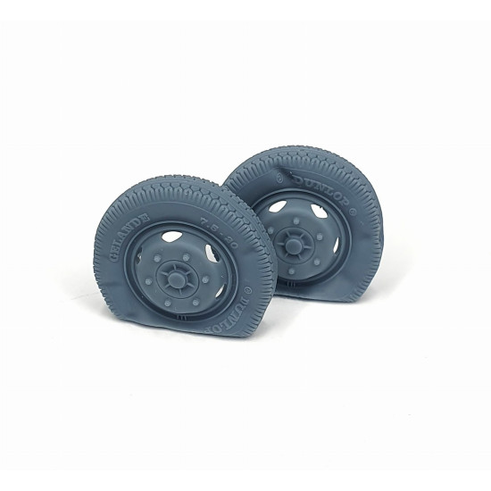 Pimp My Miniatures Afvs35-178 1/35 Opel Blitz Early Front Road Wheels Flat Tires Type 2