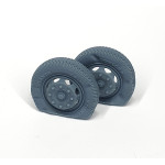 Pimp My Miniatures Afvs35-180 1/35 Opel Blitz Late Front Road Wheels Flat Tires Type 2