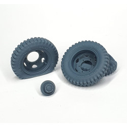 Pimp My Miniatures Afvs35-181 1/35 Opel Blitz Early Rear Road Wheels Flat Tires Type 1