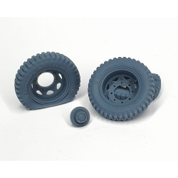 Pimp My Miniatures Afvs35-183 1/35 Opel Blitz Late Rear Road Wheels Flat Tires Type 1