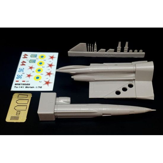 Brengun Brs72025 1/72 Tu-141 Strizh Resin Constr Kit Of Soviet Jet Drone