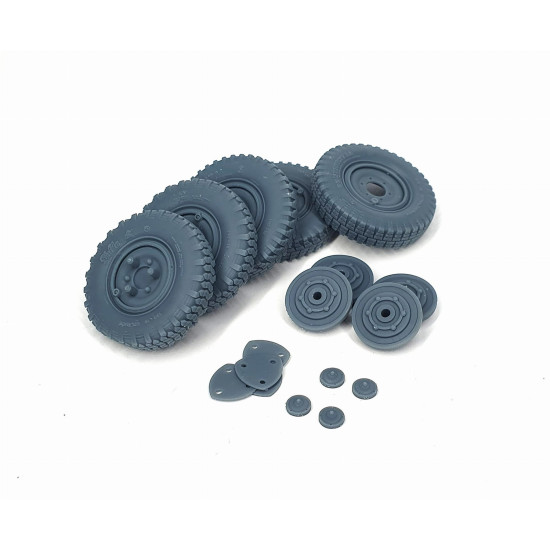 Pimp My Miniatures Afvs35-214 1/35 Sd.kfz 222 Early Road Wheels Set With Spare Weighted Mix For Hobby Boss