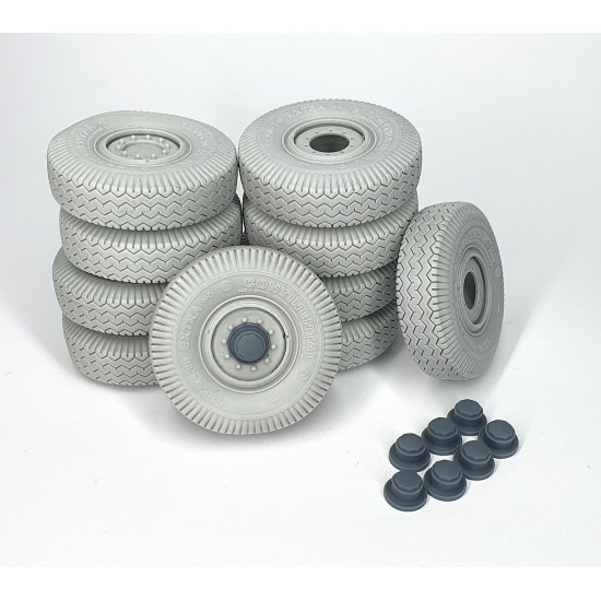 Pimp My Miniatures Afvs35-239 1/35 Sd.ah. 116 Road Wheels Weighted With Spares Type 2