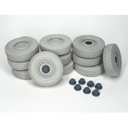 Pimp My Miniatures Afvs35-241 1/35 Sd.ah. 116 Road Wheels Weighted With Spare Type Mix 9plus2