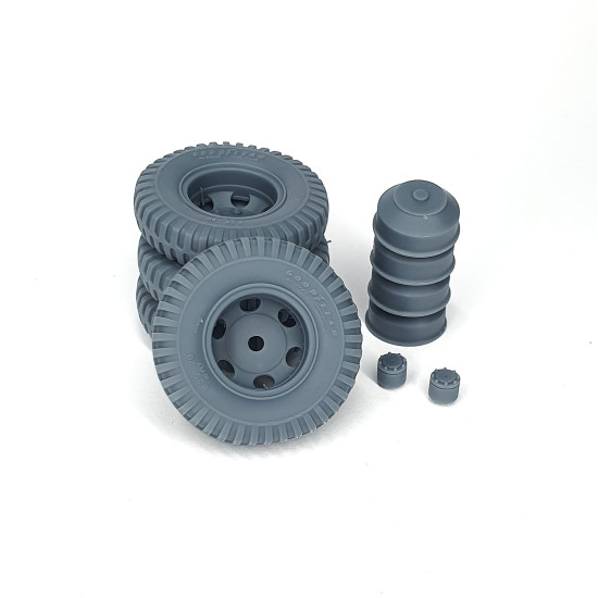 Pimp My Miniatures Afvs35-244 1/35 Wtct-6 Trailer Road Wheels Set Weighted For I Love Kit