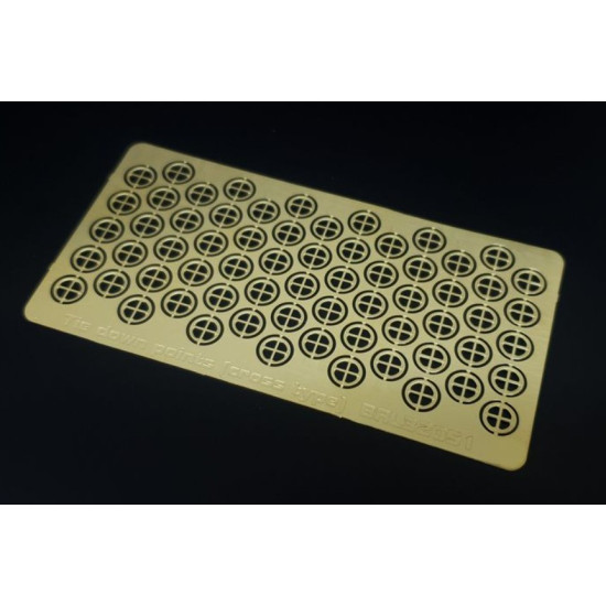 Brengun Brl32051 1/32 Tie Down Points Cross Type Pe Set Of Tie Down Points