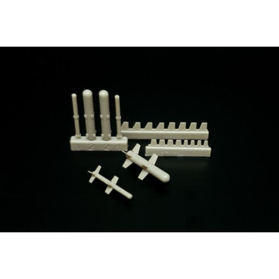 Brengun Brl48179 1/48 Bayraktar Tb2 Laser Guided Missiles For Clear Prop Kit Resin Set For Clear Prop Kit