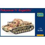 Um 562 1/72 Flakpanzer Iv Kugelblitz Plastic Model Kit