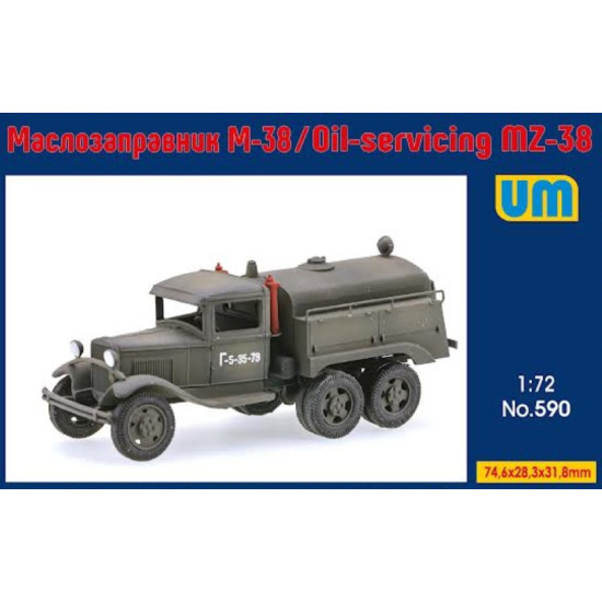 Um 590 1/72 Oil-servicing Mz-38 Plastic Model Kit