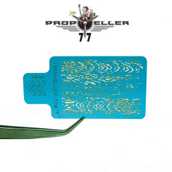 77propeller Prp011 Airbrush Stencils 40 Mm X 60 Mm Wood Texture For Spraying Fine Details Scale 1/32 1/48