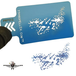 77propeller Prp012 Airbrush Template Airbrush Stencils For Spraying Fine Details