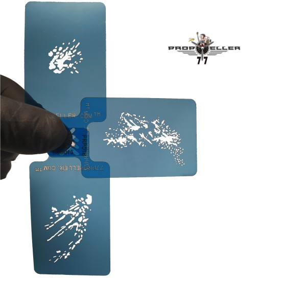 77propeller Prp022 3 Airbrush Template Airbrush Stencils For Spraying Fine Details Set 2 77propeller Prp022 3 Airbrush Template Airbrush Stencils For Spraying Fine Details Set 2