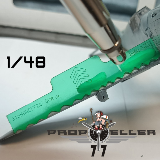 77propeller Prp052 1/48 Bf 109 Leading Edge Wavelet Template 77propeller Prp052 1/48 Bf 109 Leading Edge Wavelet Template
