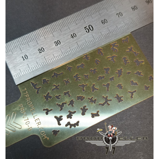 77propeller Prp070 1/72 Italian Aircraft Camouflage Airbrush Template 2 Pcs 77propeller Prp070 1/72 Italian Aircraft Camouflage Airbrush Template 2 Pcs