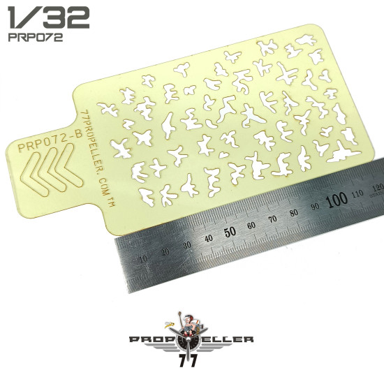 77propeller Prp072 1/32 Italian Aircraft Camouflage Airbrush Template 2 Pcs 77propeller Prp072 1/32 Italian Aircraft Camouflage Airbrush Template 2 Pcs
