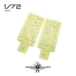 77propeller Prp071 1/72 Italian Aircraft Camouflage Airbrush Template 2 Pcs 77propeller Prp071 1/72 Italian Aircraft Camouflage Airbrush Template 2 Pcs